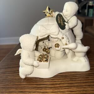 2001 Dept 56 Snowbabies Figurine Igloo w/ Light “I’ll Be Home For Christmas”